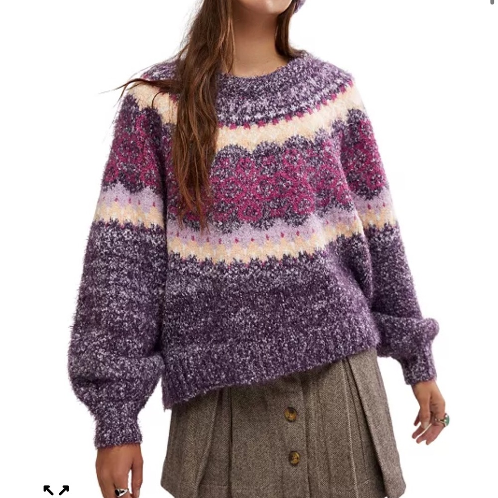 Free People Festive Frost Sweater